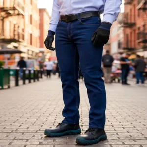 Jean De Dotación Industrial Clásico Color Azul (14) Onzas