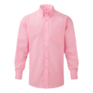 Camisas Tipo Oxford Laboral Color Rosa Hombre