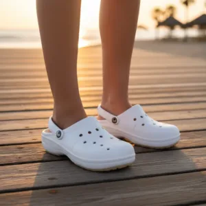 Calzado Zueco Evacol Ref 149 Con Antideslizante Blanco