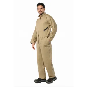 Overol Enterizo Hombre Dril Secillo Beige Multicierre