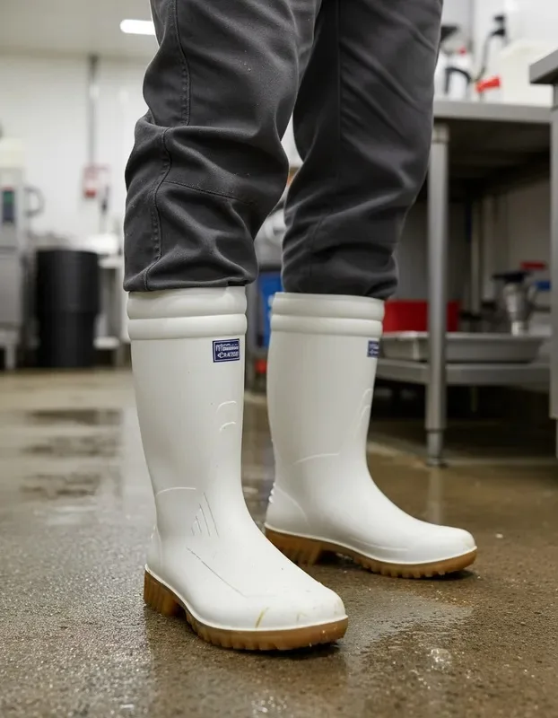 Botas De Caucho Machita Blanca Marca Croydon Unisex