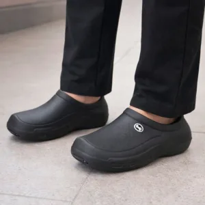 Calzado Zapatos Antideslizantes Dotacional Blanco Negro Ref. Kroki